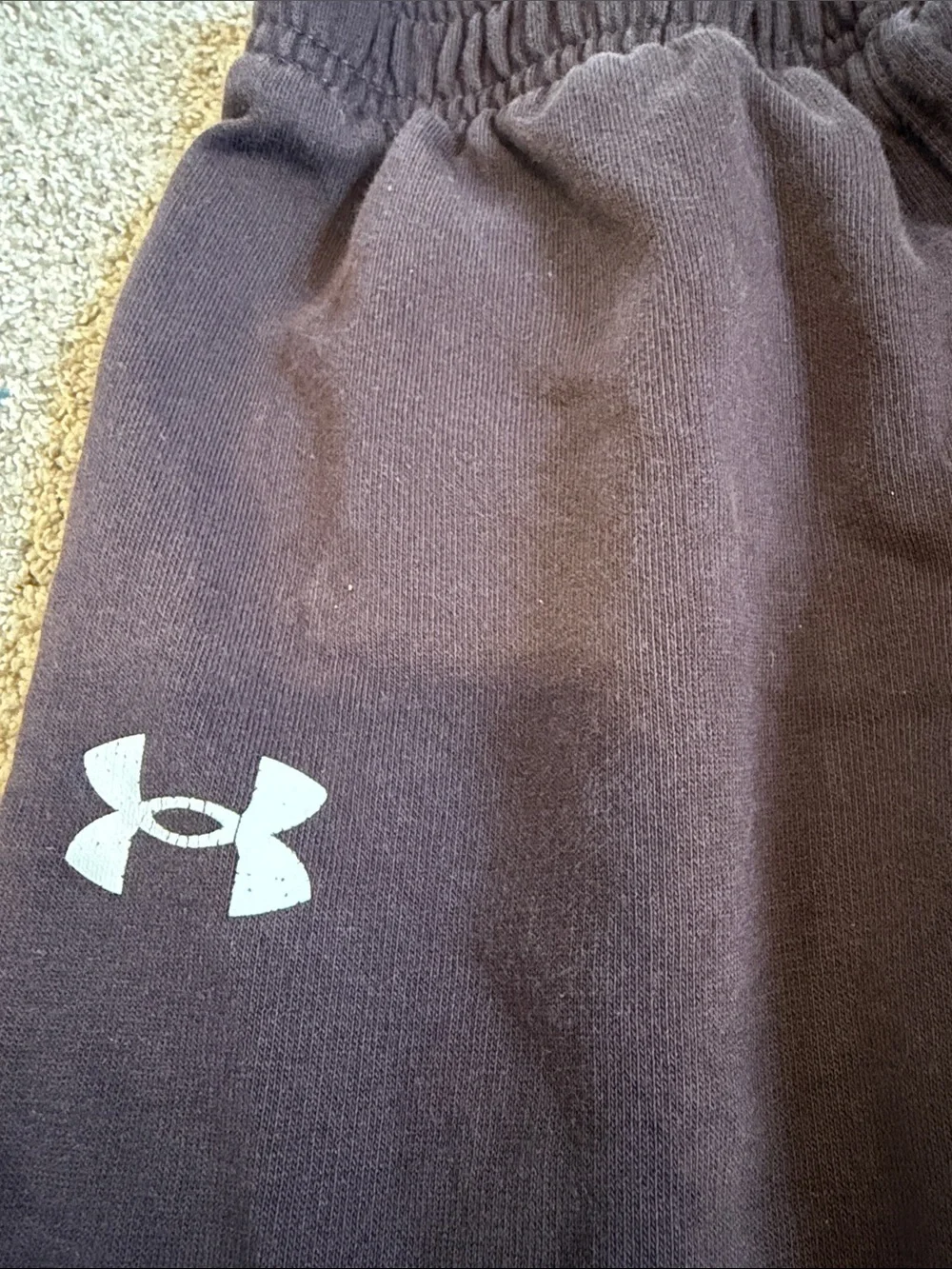 Under Armour Brown Men's Athletic Joggers with Logo